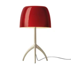 Foscarini Lumiere piccola creme/rot dimmbar