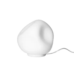 Foscarini Tischleuchte Hoba Midi, Ø 19 cm, ein/aus, Glas