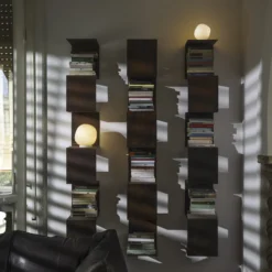 Foscarini Tischleuchte Hoba Midi, Ø 19 cm, ein/aus, Glas