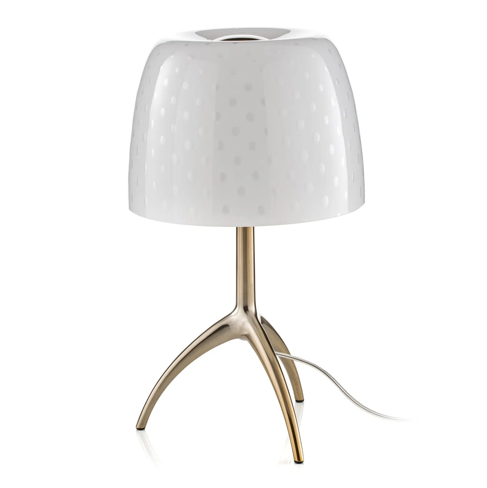 Foscarini Tischleuchte Lumiere 30, 35 cm, Blasenglas, dim.