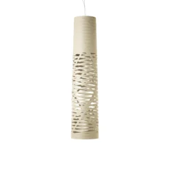 Foscarini Tress media Hängeleuchte, greige