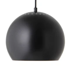 FRANDSEN Ball Hängelampe, Ø 25 cm, schwarz matt