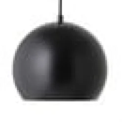 FRANDSEN Ball Hängelampe, Ø 25 cm, schwarz matt