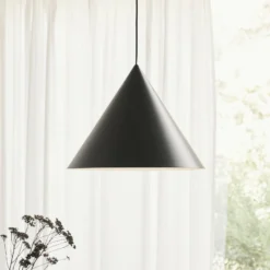 FRANDSEN Benjamin Pendelleuchte, Ø 46 cm, schwarz