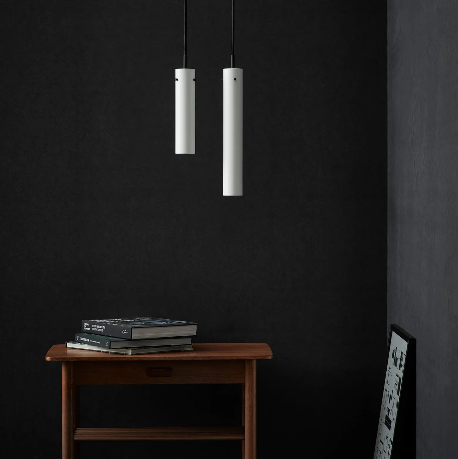 FRANDSEN FM2014 Pendellampe Höhe 36 cm weiß matt