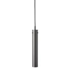 FRANDSEN Hängeleuchte FM2014, Stahl, poliert, Höhe 36 cm