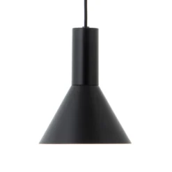 FRANDSEN Hängeleuchte Lyss, schwarz, Metall, Ø 18 cm, E27