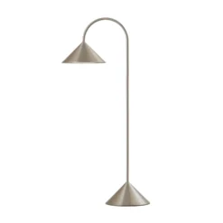 FRANDSEN LED-Akku-Stehlampe Grasp, edelstahl, Höhe 72 cm
