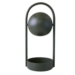 FRANDSEN LED-Akku-Tischlampe Ball Portable, olivgrün, Stahl