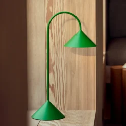 FRANDSEN LED-Akku-Tischleuchte Grasp, grün, Höhe 47 cm