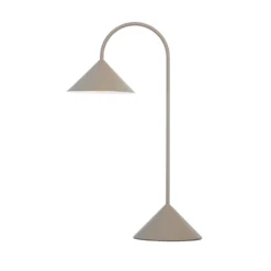 FRANDSEN LED-Akku-Tischleuchte Grasp, sandgrau, Höhe 47 cm