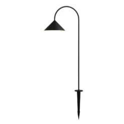 FRANDSEN LED-Erdspießlampe Grasp, schwarz, Höhe 82 cm, IP44