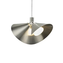 FRANDSEN Pendellampe Peel, stahlfarben, Breite 39 cm
