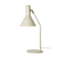 FRANDSEN Tischleuchte Lyss, beige, Metall, 50 cm hoch, E27