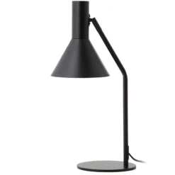 FRANDSEN Tischleuchte Lyss, schwarz, Metall, 50 cm hoch, E27