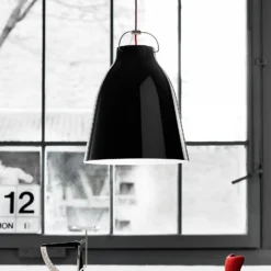 FRITZ HANSEN Caravaggio P3 Glanz schwarz