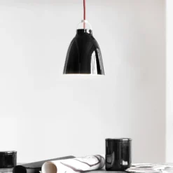 FRITZ HANSEN Caravaggio P1 Glanz schwarz