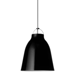 FRITZ HANSEN Caravaggio P3 Glanz schwarz/schwarz