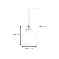 FRITZ HANSEN Caravaggio P1 Opalglas Ø 16,5 cm