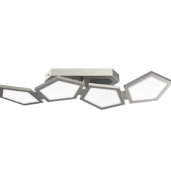 Funktionelle LED-Deckenleuchte Poly mit FB