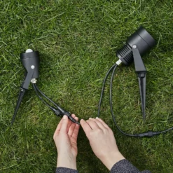 Garden 24 LED-Spotlight, schwarz, 9 Watt