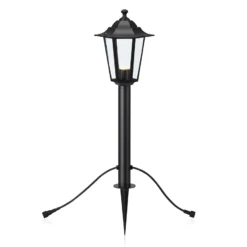 Garden 24 LED-Wegeleuchte Laterne, schwarz, 3W