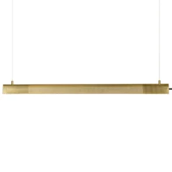 GEJST Hängelampe Radent messingfarben, Länge 70 cm, G13 LED