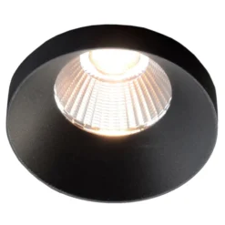 GF design Owi Einbaulampe IP54 schwarz 2.700 K