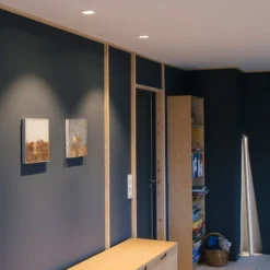 GF design Squary Einbaulampe IP54 weiß 2.700 K