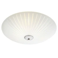 Glas-Deckenleuchte Cut, Ø 43 cm