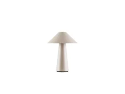 Globen Lighting Akku-Tischlampe Cannes, beige, 26 cm IP44