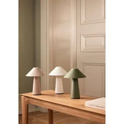 Globen Lighting Akku-Tischlampe Cannes, grün, 26 cm IP44