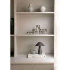 Globen Lighting Akku-Tischleuchte Cannes, braun, 26 cm, IP44