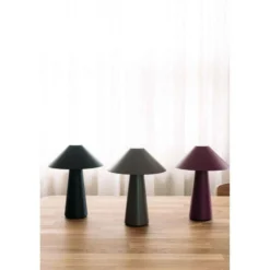 Globen Lighting Akku-Tischleuchte Cannes, braun, 26 cm, IP44