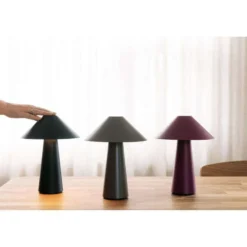 Globen Lighting Akku-Tischleuchte Cannes, schwarz 26 cm IP44