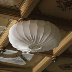 Globen Lighting Deckenlampe BLADVERK, weiß, Ø 50 cm, Textil