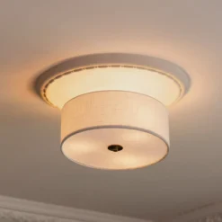 Globen Lighting Deckenleuchte Noah Ø 35 cm, weiß