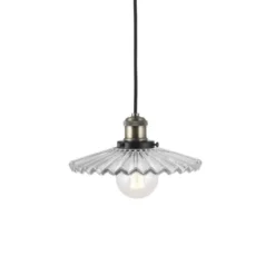 Globen Lighting Pendelleuchte COBBLER, klar, Ø 25 cm