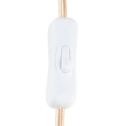 Globen Lighting Tischleuchte Noah, weiß, Höhe 31 cm, Textil