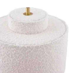 Globen Lighting Tischleuchte Noah, weiß, Höhe 31 cm, Textil