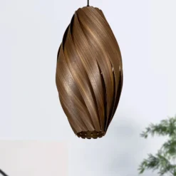 Gofurnit Ardere Pendellampe, Nussbaum, Höhe 50 cm