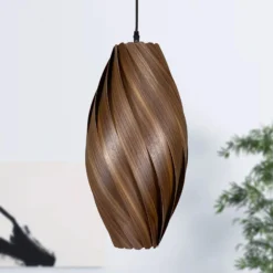 Gofurnit Ardere Pendellampe, Nussbaum, Höhe 50 cm