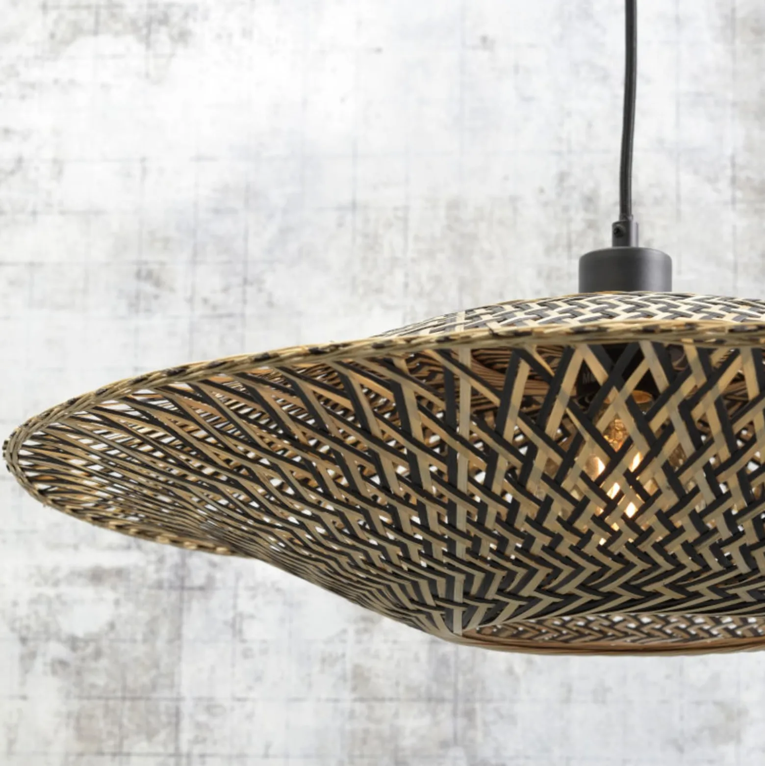 GOOD & MOJO Bali Hängeleuchte aus Bambus, Ø 87 cm