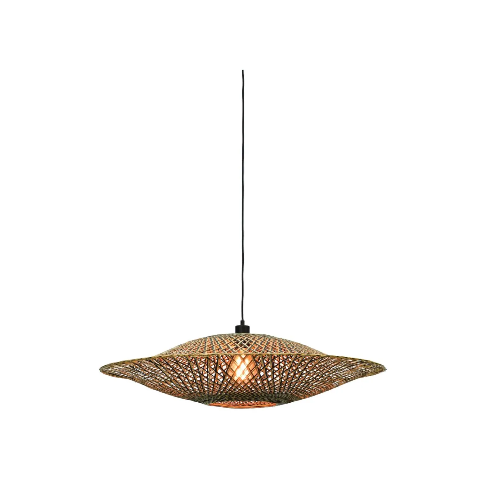 GOOD & MOJO Bali Hängeleuchte aus Bambus, Ø 87 cm