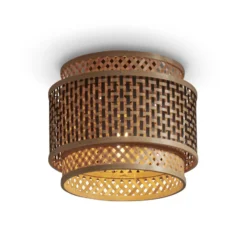 GOOD & MOJO Bhutan Deckenleuchte, Bambus, Ø 25 cm