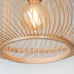 GOOD & MOJO Deckenlampe Maui, natur, Ø 50 cm, Bambus, E27