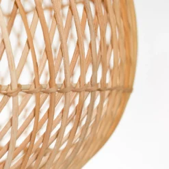 GOOD & MOJO Hängelampe Arizona, natur, Ø 70 cm, Rattan, E27