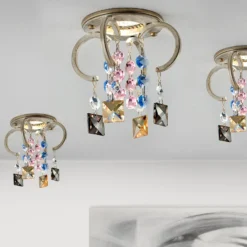 Gracia - Einbaustrahler mit farbigem Behang