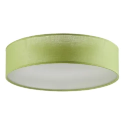 Grüne Textil-Deckenleuchte Jitendra