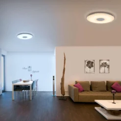 Große LED-Deckenleuchte Tokyo mit Fernbedienung